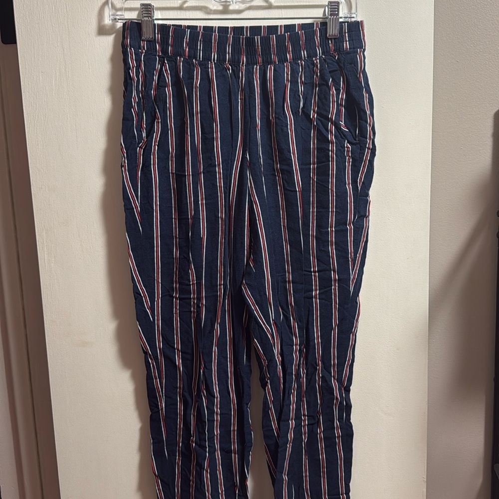 H&M Striped Pull-On Pants - Size 6